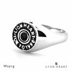 Yahoo! Yahoo!ショッピング(ヤフー ショッピング)ライオンハート シグネチャーホリデイ リング シルバー925 9号〜21号 シルバー×ブラック 黒 メンズ ブランド 指輪 印台 LION HEART