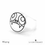Yahoo! Yahoo!ショッピング(ヤフー ショッピング)ライオンハート モンちゃん リング シルバー925 ブラックカラー樹脂 15号〜19号 メンズ ブランド 指輪 印台 LION HEART