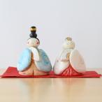 雛 ひな 豊雛 ひな人形 hina-343 雛人形 陶器 コンパクト モダン ひな人形 おしゃれ かわいい 安価 陶器 雛祭り 玄関 マンション 縁起  出産祝 誕生日