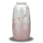 花瓶 おしゃれ 陶器 九谷焼 花瓶 銀彩さくら