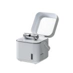 【メーカー正規品】ツインバード フェイススチーマー ホワイト 微細スチーム イオンスチーム 美容加湿 大型ミラー