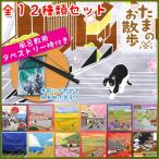 風呂敷 綿小ふろしき　たまのお散歩　12ヵ月セット タペストリー棒１本付き 全国送料無料・代引き手数料無料