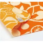 京の両面おもてなし 橙(橙色-だいだいいろ) 中巾(50cm) 両面染め風呂敷 大判風呂敷 メール便対応 名入れ・ギフト対応　