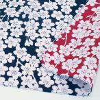 風呂敷 伊砂文様 チーフふろしき 48cm しだれ桜 コン・アカ