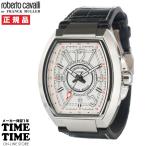 roberto cavalli BY FRANCK MULLER ロベルト・カヴァリ バイ フランク・ミュラー 自動巻 ホワイト メンズ RV1G207L0011 【安心の1年保証】