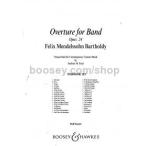 (楽譜) 吹奏楽のための序曲 作品24 / 作曲：フェリックス・メンデルスゾーン　編曲：ハーバート・W・フレッド (吹奏楽)(フルスコアのみ)