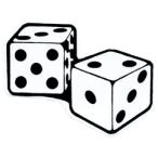  стикер No 010 DICE US010