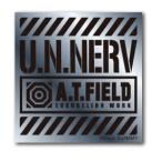 ショッピングNERV A.T.FIELD ステッカー U.N.NERV ATF007S 鏡面 シルバー エヴァンゲリオン