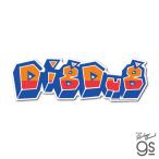 ナムコレジェンダリーシリーズ ステッカー ディグダグ/ビッグサイズ クラシック ゲーム game 懐かしい コレクション gs 公式グッズ BNE003