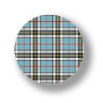  образец жестяная банка значок CBPA006 Light Blue Check