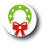 クリスマス缶バッジ CBWI21 クリスマスリース