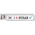 フットプリントステッカー FP019-02 釜山 BUSAN スーツケース ステッカー トラベル グッズ