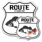 Yahoo! Yahoo!ショッピング(ヤフー ショッピング)釣りステッカー メバル 鮴 Aタイプ 2枚セット FS051 フィッシング ステッカー 釣り グッズ