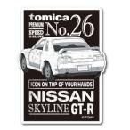 大人トミカステッカー nissan skyline gtr トミカ TOMICA 車 Mサイズ LCS851 グッズ