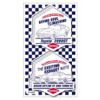 大人トミカステッカー toyota 2000gt&nissan skyline gtr トミカ TOMICA 車 Mサイズ LCS856 グッズ