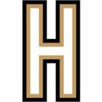 レターデカールステッカー 2.5cm H アルファベット LD1H アンティーク ステッカー グッズ 雑貨