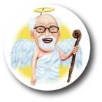 Yahoo! Yahoo!ショッピング(ヤフー ショッピング)MS12 夢を叶えるじじい 松山 征シロー 32mm缶バッジ アーティストグッズ イラストレーター