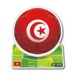 サッカーボールステッカー チュニジア TUNISIA NF014 スポーツステッカー ワールドカップ