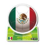 サッカーボールステッカー メキシコ MEXICO NF015 スポーツステッカー ワールドカップ