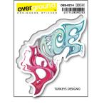 OGS0214 TURKEYS DESIGN グラフィティ 裂けるダンス アーティストグッズ イラストレーター ステッカー