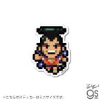 ピクセルワンピースステッカー ミニサイズ おでん キャラクター ONEPIECE ライセンス商品 漫画 アニメ gs 公式グッズ OPX101S