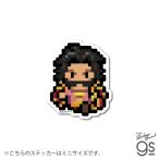 ピクセルワンピースステッカー ミニサイズ ロジャー キャラクター ONEPIECE ライセンス商品 漫画 アニメ gs 公式グッズ OPX102S