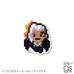 ピクセルワンピースステッカー ミニサイズ キング キャラクター ONEPIECE ライセンス商品 漫画 アニメ gs 公式グッズ OPX111S