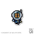 ピクセルワンピースステッカー ミニサイズ シャカ キャラクター ONEPIECE ライセンス商品 漫画 アニメ gs 公式グッズ OPX120S