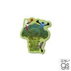  марионетка snsnda ikatto Mini стикер брокколи SNS популярный PUPPET SUNSUN симпатичный герой gs официальный товары PSU014