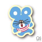 SWIMMER ネズミ ボーダー ミニステッカー キャラクターステッカー スイマー ブランド イラスト かわいい パステル レトロ 雑貨 SWM017 gs 公式グッズ