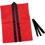 【法人様のみの販売】アーテック　カラー不織布ハッピ子供用袖無 J 赤  00004100