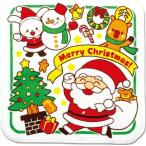 【法人様のみの販売】アーテック クリスマスタオルハンカチ(サンタとゆかいななかまたち)　077642