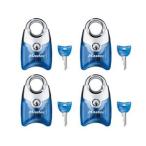 Master Lock マスターロック 南京錠同一キー4個入 4本キー 4630JAQBLU