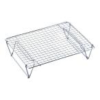 万能焼きアミ 足付 鉄・クロームメッキ