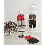 【メーカー直送】FRAMES＆SONS plus A studio Square スリッパラック 6 ブラウン AD02 BR