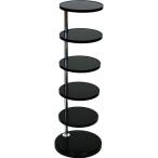 FRAMES＆SONS 可動式シューズラック SALA 6段 ブラック AD24