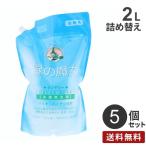 まとめ買い ミマスクリーンケア 緑の魔女 ランドリー 2L 詰め替え パウチキャップ付 5個 液体洗剤 洗濯 衣類用洗剤 液体 洗濯洗剤 ドラム式 衣類洗剤