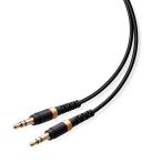  Elecom ELECOM высокая прочность аудио φ3.5AUX кабель распорка - распорка черный AX-35MS05BK