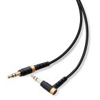  Elecom ELECOM высокая прочность аудио φ3.5AUX кабель L знак - распорка черный AX-35MSL10BK