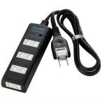 Yahoo! Yahoo!ショッピング(ヤフー ショッピング)ELPA 耐雷サージ付コード付タップ 黒 1m 4個口 WBT-4010SBN（BK）