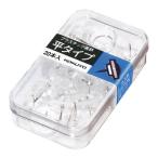 コクヨ プラスチック画鋲 平タイプ 20本入 透明 カヒ-10NT