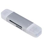 na бегемот cocos nucifera Digio2 USB3.2Gen1 Type-C&A aluminium устройство для считывания карт зажигалка серебряный CRW-DC3SD92SL