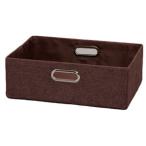 アイリスオーヤマ ボックス インナーボックス 浅型 ブラウン 幅38×奥行26×高さ13㎝ IB-38
