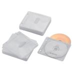 エレコム ELECOM Blu-ray・CD・DVD対応不織布ケース 2穴 ホワイト CCD-NBWB120WH
