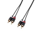  Elecom ELECOM AV кабель музыка . отправка RCA вилка сетевого шнура ×2-RCA вилка сетевого шнура ×2 черный 3.0m DH-WRN30