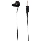 ヤザワコーポレーション YAZAWA ELP突起型モノラルイヤホン5m TR105BK