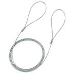 サンワサプライ eセキュリティワイヤー、1.0m・1.6mm SLE-3W