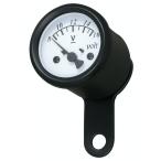 Neofactory Neo Factory 48mm вольтаж измерительный прибор белый запись черный универсальный HARLEY-DAVIDSON Harley Davidson электрический * вольтметр измерение tool 