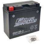 Battery Man バッテリーマン バッテリー BM12B-4(YT12B-BS、GT12B-4 互換)(液入充電済み) YAMAHA ヤマハ KAWASAKI カワサキ DUCATI ドゥカティ 鉛系バッテリー