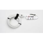 CROPS черный ps мульти- pa- Pas блокировка Q4 распорка кабель цвет : белый wire lock хранение * противоугонное сопутствующие товары 